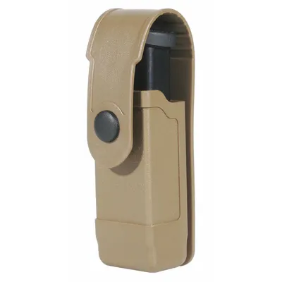 BLACKHAWK Magazine Pouch: Tan, Carbon Fiber, 6 1/2 in x 5 1/4 in, Snap Closure - Duty Equipment Pouches