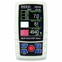 REED INSTRUMENTS Multi-Field EMF Meter: +/-1dB at 1V/m and 900 MHz, 3.5 GHz Max Freq Measurement (MPN R9230)