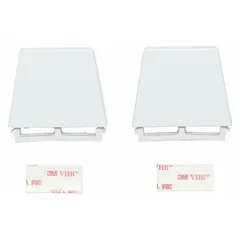 This shelf retainer bracket kit secures shelves in refrigerators and freezers, preventing shifting and ensuring stable storage. It is an OEM replacement part designed to maintain proper organization inside the appliance.