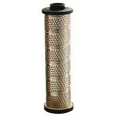 Replacement filter element with activated carbon media for removal of oil vapor, odors, and hydrocarbons from compressed air systems. Features 0.01 micron filtration rating and Microglass construction. Suitable for applications requiring high-purity compressed air.