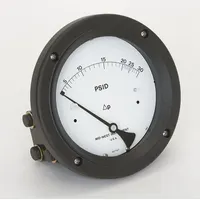 MIDWEST INSTRUMENT Differential Pressure Gauge: Back, 1/4 in NPT Female, ±3-2-3% Gauge Accuracy, 140 (MPN 140-AC-00-OO-30P)