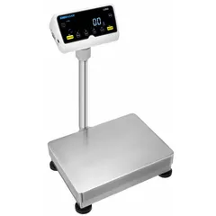 ABS-constructed precision lab balance with 24,000 g capacity and 0.1 g readability. LCD display supports weighing units: ct, g, GN, kg, lb, lb:oz, oz, and T. Suitable for general laboratory weighing, quality control, and educational applications.