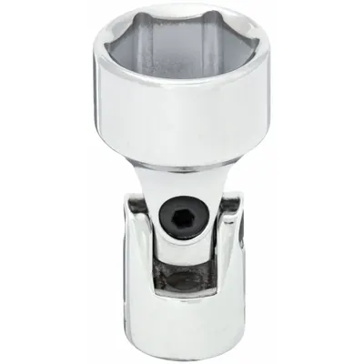WESTWARD Flex Socket: 3/8 in Drive Size, 22 mm Socket Size, 6-Point, Std - 3/8" Drive Metric Flex Sockets