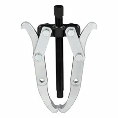 This reversible jaw puller is designed for removing gears, bearings, pulleys, and other press-fit components. It features a 5-ton pulling capacity, 5-1/2 in jaw reach, and 0.5 in jaw thickness. The 2-jaw configuration allows for versatile use in maintenance and repair tasks.
