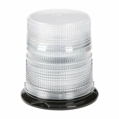 GROTE Flashing Beacon: Flashing Beacon, Amber, 6 3/8 in Overall Wd, 6 11/16 in Overall Ht - Vehicle Flashing Beacons