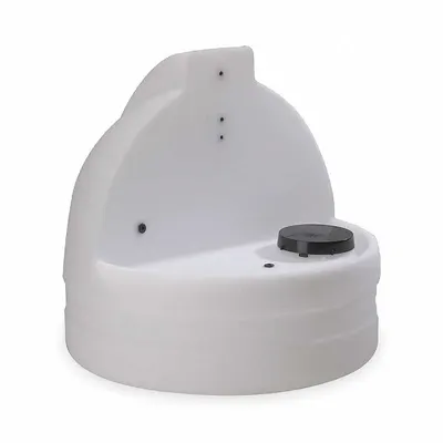 STENNER Chemical Tank: 7.5 gal, Polyethylene Tank, Vertical - Feed Tanks for Chemical Metering Pumps
