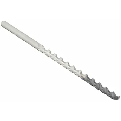 OSG Extra Long Drill Bit: 3/16", 170 mm Overall Lg, 120° X-Thinning Point - Chip-Clearing Cobalt Extended-Length Drill Bits
