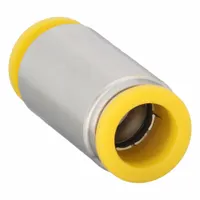 PARKER Push-Fit Union Fitting: 12 mm OD x 12 mm OD Size, Push-to-Connect x Push-to-Connect, Brass (MPN 62PLP-12M)