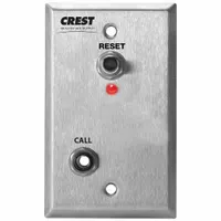 CREST HEALTHCARE SUPPLY Patient Station: Compatible with Nurse Call System, 2 3/4 in Overall Wd (MPN 6121C)