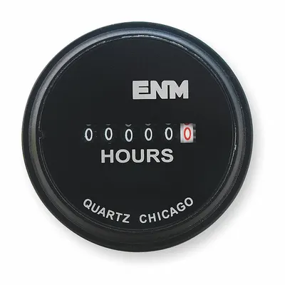 ENM Hour Meter: Hour Meters, Front Panel Mounting, Analog, 120 V AC – 240 V AC