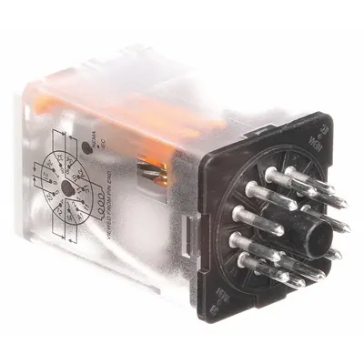 Siemens Plug-In Relay: Socket Mounted, 10 A Current Rating, 120V AC, 3PDT - Socket-Mounted Relays
