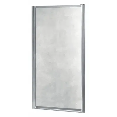 FOREMOST Shower Door: 31 in Min. Door Wd, 33 in Max. Door Wd, 65 in Overall Ht - Pivot Shower Doors