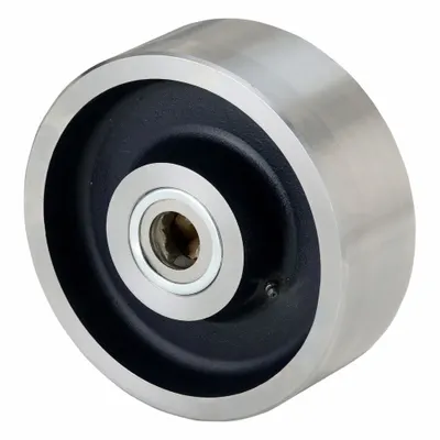 OEM Steel Tread Wheel, 8 in Diameter, 3 in Width, 10,000 lb Load Rating, Blue - Steel Tread Wheels