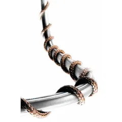 Samox heating cord rated for 760°C maximum operating temperature. Ungrounded, 24 ft length, 3/16 in thickness, 1440 W. Requires separate controller. Suitable for pipe tracing, freeze protection, and process heating.