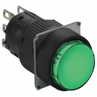 SCHNEIDER Flush Push Button Operator: Non-Illuminated, Flush Profile, Non-Metallic, 16 mm, SPDT (MPN XB6EAA31P)