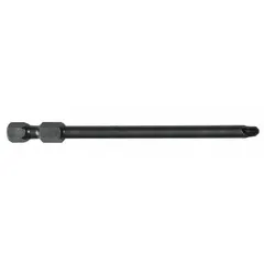 Imperial Torq-Set bit with #0 industry size, impact rated for high-torque applications. Standard length with hex shank, unfinished. Suitable for driving Torq-Set fasteners in industrial assembly and maintenance tasks.