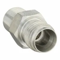 PARKER Compression Fitting Adapter: 1/4 in OD x 1/8 in Pipe Fitting Size, Compression x MNPT (MPN 4-2 FBZ-SS)