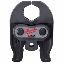 This press jaw is designed for use with compact press tools to join 1-1/4 in copper and stainless steel pipe. Constructed from stainless steel and steel, it is suitable for plumbing and mechanical piping installations.