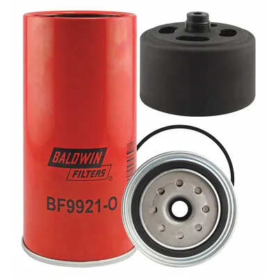 BALDWIN FILTERS Separator: Spin-On, 4 1/4 in Outside Dia, 1"-14 Thread Size, Cellulose - Spin-On Fuel Filters