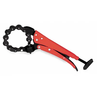 GRIP-ON Ratcheting Chain Cutter, Model GR186-12 - Metal Pipe Cutters for Close-Quarters