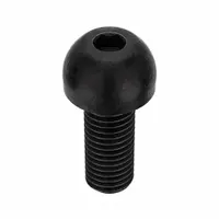 Socket Head Cap Screw: 1/4"-28 Thread Size, 5/8 in Lg, Button, Black Oxide, Alloy Steel, 100 PK (MPN 25F62KBC)
