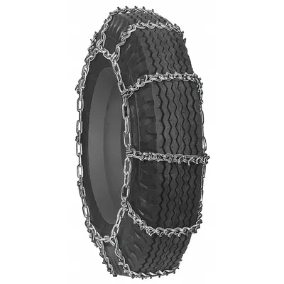 PEERLESS Tire Chains: Tire Chain, Steel, V-Bar Ladder Chain Link, V-Bar Chain Link