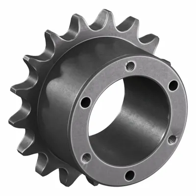 TRITAN Sprocket: For 60 Chain, 17 Teeth, 4.082 in Pitch Dia, 4.46 in Outside Dia - Size 60 Bushed-Bore Roller Chain Sprockets
