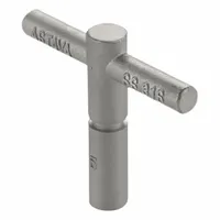 This anti-tamper key is a stainless steel accessory for operating or securing compatible HAM-LET valves, preventing unauthorized adjustment. It is designed for use in industrial fluid and gas systems where tamper resistance is required