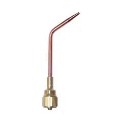 Oxy-acetylene welding tip for precision welding and brazing. Size 2, part of the W Series, designed for use with acetylene gas. Suitable for light to medium fabrication, repair, and metal joining tasks.