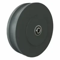 HAMILTON Track Wheel: 8 in Wheel Dia., 2 in Wheel Wd, 2,200 lb Load Capacity, 1/2 in For Axle Size (MPN W-820-125-NYUB-1/2)