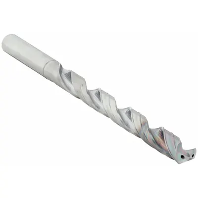 OSG A BRAND Extra Long Drill Bit: 11 mm, 205 mm Overall Lg, 140° X-Thinning Point - Coolant-Through Solid Carbide Extended-Length Drill Bits for Steel & Cast Iron