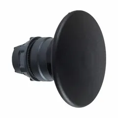 Maintained-action mushroom-head push-button operator from the XB5 series. Non-metallic construction with 22 mm mounting size. Suitable for industrial control panels requiring a maintained push-button function.
