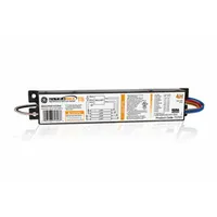 GE LAMPS Fluorescent Ballast: 120 to 277V AC, 3/4 Lamps Supported, 9 1/2 in Overall Lg, Electronic (MPN GE432MAXP-H-ULTRA)