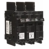 Miniature Circuit Breaker: 20 A Amps, 240V AC, 3 Poles, High Interrupting Capacity (MPN BQ3B020H)