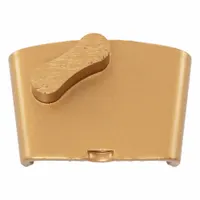 HUSQVARNA Grinding Tool: Medium, 25 Grit, Gold, 1 Segments, Concrete, Clockwise/Counterclockwise (MPN VARI-GRIND EZ M25 SS)