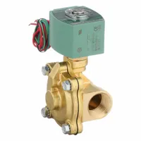 REDHAT Solenoid Valve: 2-Way, Normally Open, 1 in Pipe Size, 24V DC, Watertight, High Flow, NBR Seal (MPN 8210G014LF 24/DC)