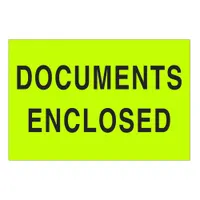 Documents Enclosed Label: Documents Enclosed, 2 in x 3 in, Green (MPN DL1206)
