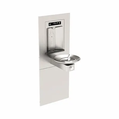 HAWS Drinking Fountain: In-Wall, Non-Refrigerated - In-Wall Single Drinking Fountains with Bottle Fillers