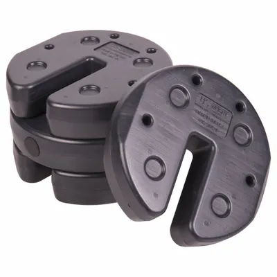 US WEIGHT Canopy Weight Set: Black, Plastic - Weights for Canopy Tents & Temporary Shelters