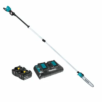 MAKITA XAU02PTB 36V Battery-Powered Pole Saw, 10 in Blade, 9-13 ft Reach, 5.0 Ah - Battery-Powered Pole Saws