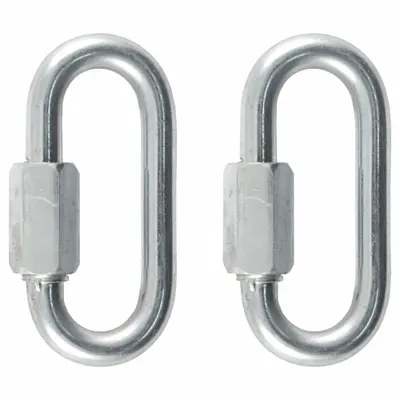 CURT Quick Link: Quick Link, 2 7/8 in Overall Lg, 1/2 in Overall Wd, 1 1/2 in Ht - Fleet and Vehicle Maintenance