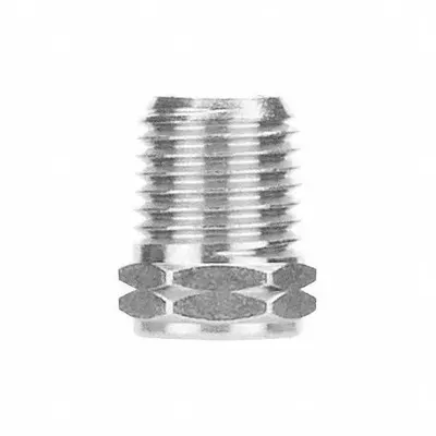AIGNEP USA 1/2 in x 1/4 in Male NPT x Female NPT Nickel-Plated - Nickel-Plated Threaded Low-Pressure Pipe Fittings