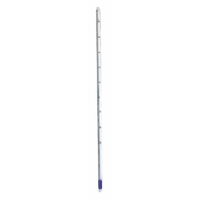 EVER-SAFE Liquid In Glass Thermometer: -35°C to 50°C, Partial Immersion, 76 mm Immersion Dp - Partial-Immersion Liquid-in-Glass Lab Thermometers