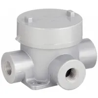 Conduit Outlet Body: Aluminum, GE, 3/4 in_1 1/4 in Trade Size, T Body, 29 cu in Body Capacity (MPN GEBT-24)