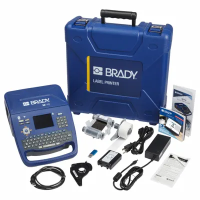 BRADY Portable Printer: Facility Safety Identification, Bluetooth Connected - Portable Label Printers