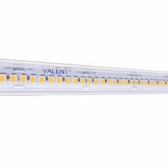 This LED tape light spool delivers 511 lumens of 2700K white light at 4.3 W, operating on 24 V DC. The top-bend design allows flexible mounting, and the dimmable function enables adjustable brightness. Suitable for accent, task, and under-cabinet lighting in commercial and residential spaces.