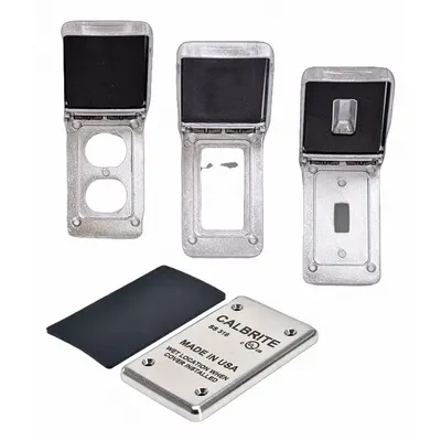 CALBRITE S60000VTSO Stainless Steel Weatherproof Electrical Box Cover - Stainless Steel Weatherproof Electrical Box Covers