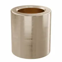 Sleeve Bearing: Bronze, SAE 841, 6 mm Bore, 9 mm OD, 10 mm Lg, 49,938 lb/sq in-fpm Max PV, 10 PK (MPN AAM0609-10B)