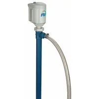 FINISH THOMPSON Electric Drum Pump: Pump with Hose, 4/5 hp HP, 115 V AC, 40 gpm, Polypropylene, PP (MPN PFM-40 & M3V Kit)