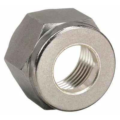 HAM-LET Compression Fitting Nut: 6 mm OD Fitting Size, Compression - Double-Ferrule Stainless Steel Fittings